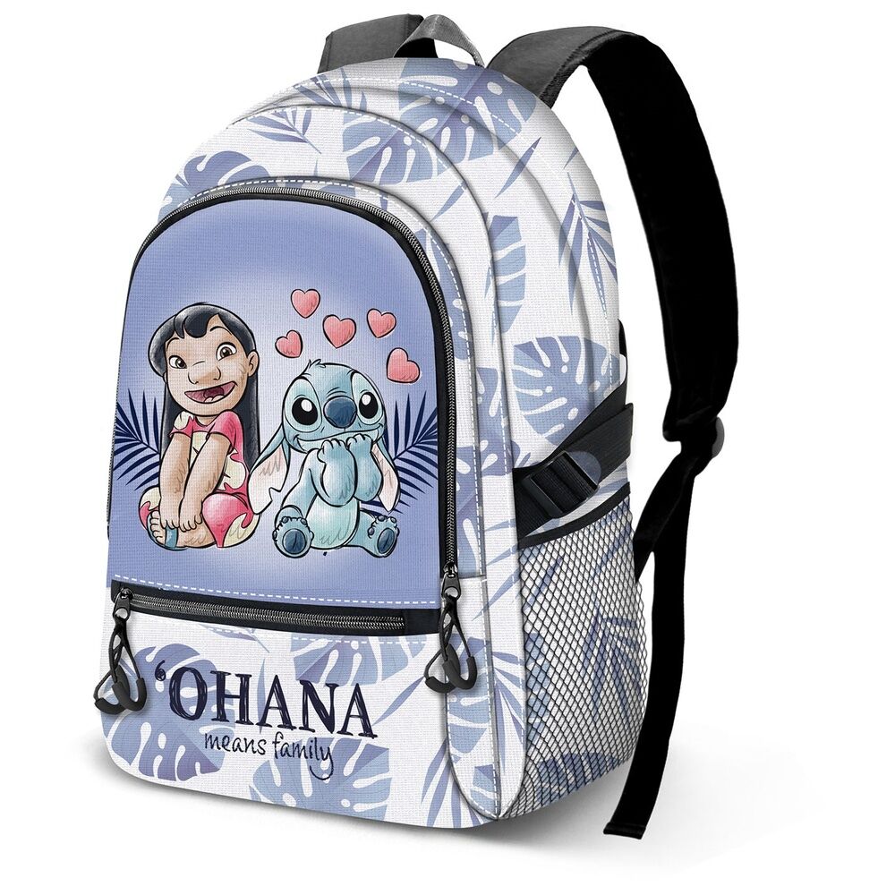 Disney Stitch Couple Anpassningsbar Ryggsäck 44cm