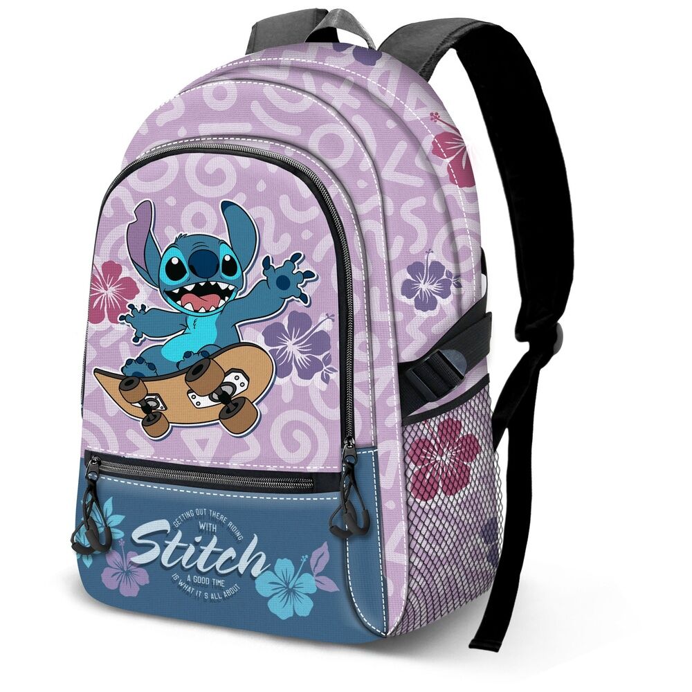 Disney Stitch Skate Anpassningsbar Ryggsäck 44cm