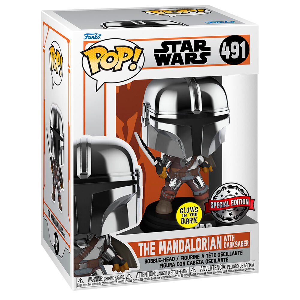 Funko POP Figur Star Wars The Mandalorian Exklusiv