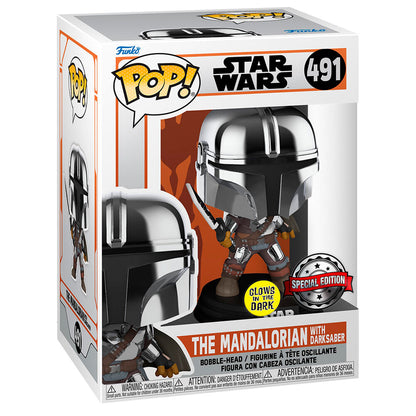 Funko POP Figur Star Wars The Mandalorian Exklusiv