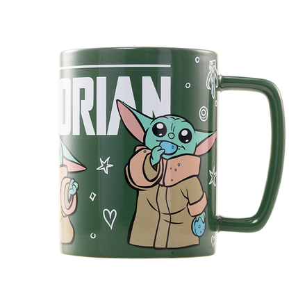 Star Wars Mandalorian Grogu Mug med Teddy Bear Lock 440ml