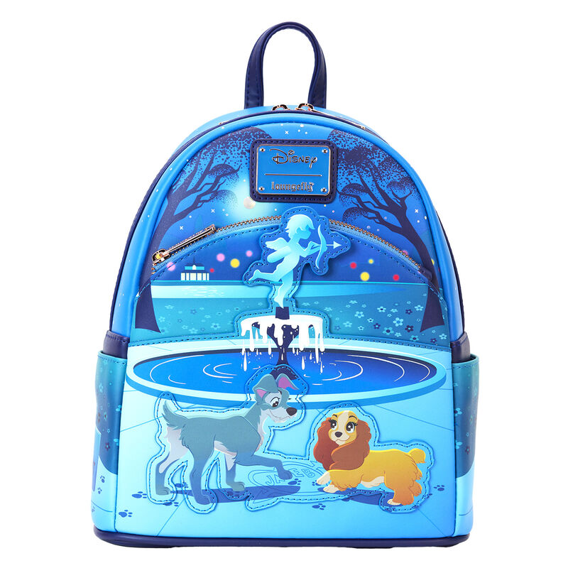 Loungefly Disney Lady and the Tramp 70-årsjubileum Ryggsäck 26cm