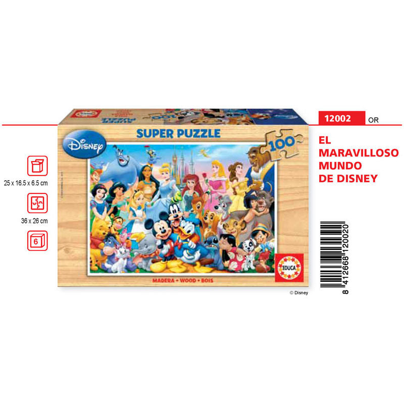 Puzzle size: 36x26cm.