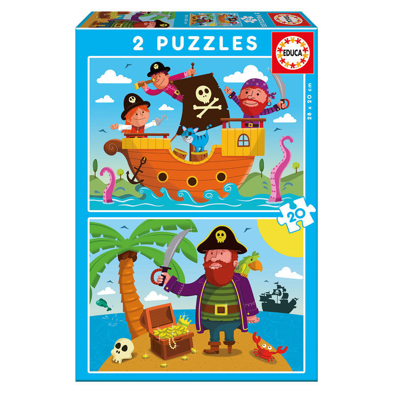 Pirates puzzle 2x20pcs