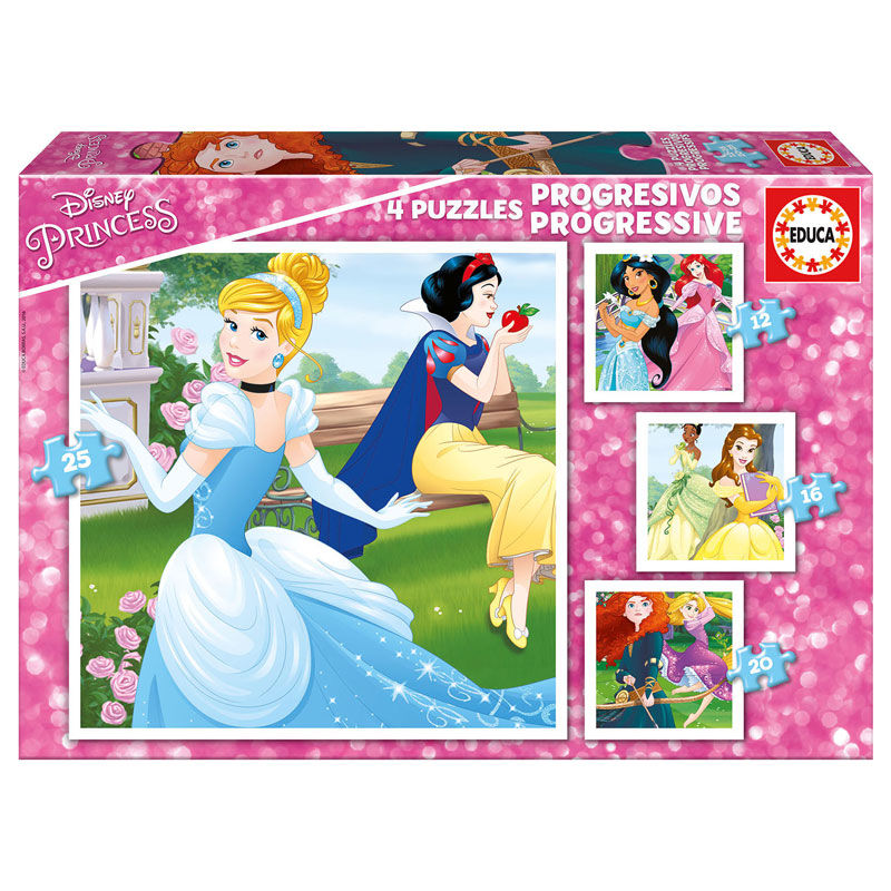 Disney Princess puzzle 12-16-20-25pcs