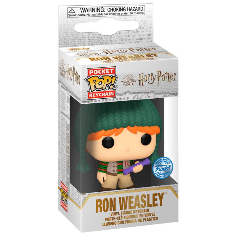 Pocket POP Nyckelring Harry Potter Holiday Ron Exclusive