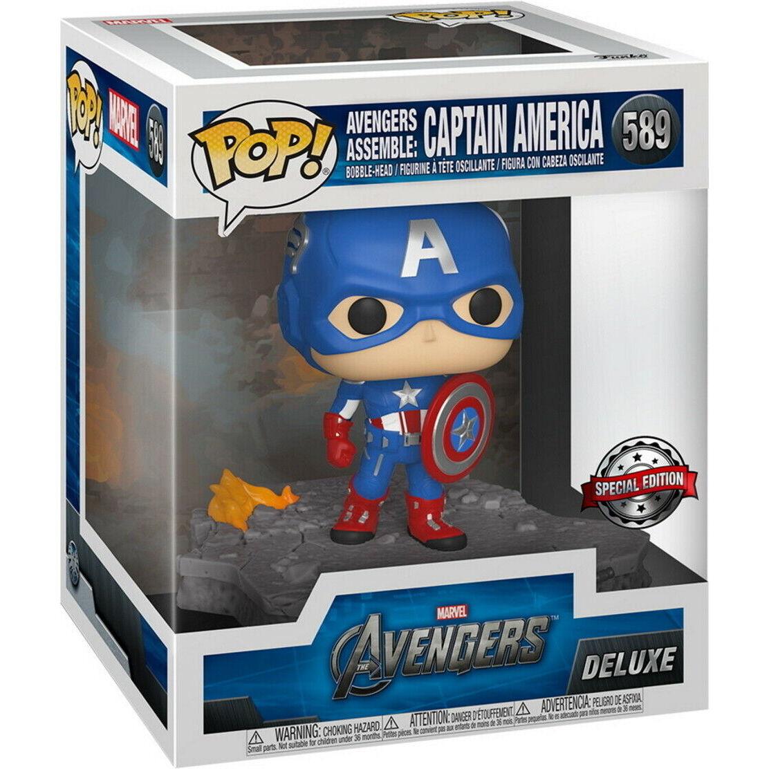 POP Figur Marvel Avengers Captain America Assemble Exclusive